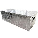 アルミ工具箱　幅760mm　鍵2本付き　ツールボックス　収納箱　高耐久　大容量　荷台箱