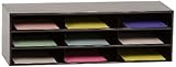Durham 431-08 Black Cold Rolled Steel Horizontal Literature Storage Rack 33-3/4 Width x 10-13/16 Hei