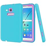 (Sky Blue) - Creazy Shockproof Protective Case Cover For Samsung Galaxy Tab E Lite 7.0 SM-T113 (Sky 