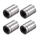 DMiotech 4個入り LM12UU 12mmx21mmx30mm リニアボールベアリングブッシュ リニアボールベアリング 3Dプリンタ