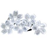 Lalapao Battery Operated Optional Automatic Timer String Lights 50 LED Blossom Flower Fairy Christma