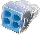 ワゴ WGX-4 差込コネクタ 4穴用 10個入 WGX4PK