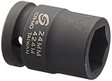 Sunex 424m 3/4-Inch Drive 24-Mm Impact Socket by Sunex