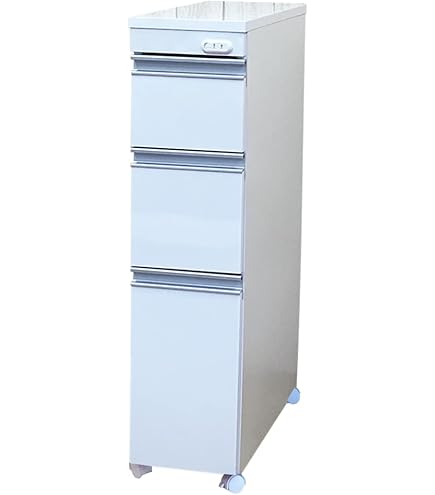 Amazon.co.jp: 隙間 ワゴン キャスター コンセット 付き 幅 30 cm