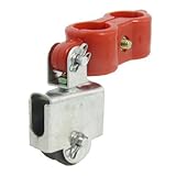 0.4ロープフック滑車シーブレッドシルバートーンリフティングDealMux 0.1Tスイベルアイ