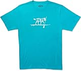 YETI Men's Triblend Paddle On T-Shirt Short Sleeve Large Teal Heather [並行輸入品]