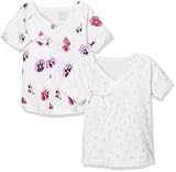 (ハッカベビー) hakka baby コットンクローバー短肌着2枚セット 00930870 F パープル