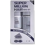 スーパーミリオンヘスーパーミリオンヘアー ミニセット (スーパーミリオンヘアー5g + スーパーミリオンヘアミスト15mL) ブラック Nｏ.1
