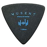 Musent スタンダード トライアングル ピック 1.0mm厚 | 10枚 セット おにぎり タイプ ポリアセタール 日本製| MSNTRPK0010-NBK-10P-01