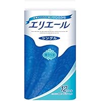 エリエール トイレットペーパー 60m×12ロール シングル パルプ100% リラックス感のある香り
