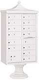 Salsbury Industries 3313r-wht-u Regency Decorative CBU CBU、台座付き、CBU Top and台座カバー、13 Bサイズドア、タイプIV、USP