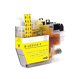 LC3111Y インク イエロー 1本 互換インク Brother用 互換インクカートリッジ 純正品併用 LC3111-4PK 個包装 大容量 残量表示 ICチップ対応 DCP-J987N J982N J981N J978N J973N J972N J587N J582N J577N J572N MFC-J998DN/DWN J903N J898N J893N J738DN/DWN