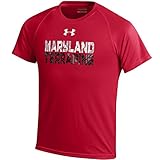 Boy 's NuTech半袖University of Maryland Terps under armour Tee