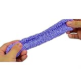 xuanou雪Feel MudふわふわFloam Slime香りつきStress Relief Without Borax子供用大人用おもちゃ(ブルー)