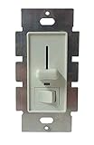 American Lighting AL-PWM-6A 12-24V DC Input PWM Slide Dimmer with On/Off Switch, White, 1-Pack [並行輸入