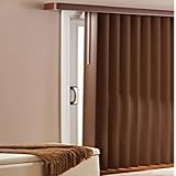 パティオドア垂直ブラインド、Chestnut