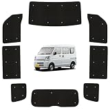 趣味職人 サンシェード シームレス ライト 車 NV100クリッパー DR17系 リオ NV100 専用 カーテン 車中泊 グッズ 対応 『05s-b014-sa』