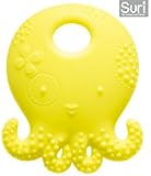 Mayapple Baby? - Suri??the Octopus and Friends Teether -1 Silicone Teething Toy - Yellow Octopus Sin