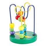 goolskyシャーシ木製漫画動物キリンパターン円ミニビーズ迷路教育玩具子供用手目コーディネーション玩具