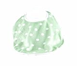 Infantissima Toddler Bib, Minky Green Dot by Infantissima