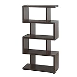 デザインラック4段　ブラウン