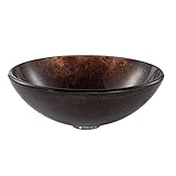 Kraus GV-684 Pluto Glass Vessel Bathroom Sink [並行輸入品]