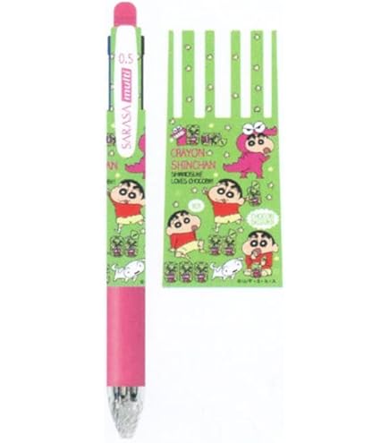 Amazon | クレヨン しんちゃん ZEBRA SARASA 4色ボールペン シャープ