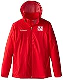 NCAA Nebraska Cornhuskers Collegiate Glennaker Lake Rainジャケット S レッド