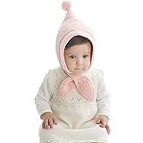 ノーブランド品　105368　キッズ ベビー 赤ちゃん 帽子 (ピーチピンク)