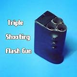 【手品 マジック】Shooting Flash Gun/電子式ハンドフラッシャー シューティング フラッシュガン ファイアアピアリング 舞台マジック道具 (電子三管ショット（ファイアエルフフィナルバージョン）)