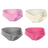 Goshang マタニティ- ショーツ 綿 パンツ 妊婦用 下着 妊娠専用パンツ 4枚セット 産前 産後 下着 ローライズ レディース パンツ マタニティー下着