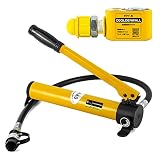 CGOLDENWALL 油圧ジャッキ 小型ジャッキ 最大耐荷重5t 最低位置41mm 建築・精密機械・災害対策 ポンプ別売り (5トンジャッキのみ)