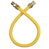 Watts Dormont 20C-S0314-24B Coated Gas Connector Kit, 24-Inch Length
