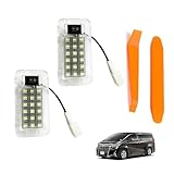 OTORAM互換/交換可能なトヨタ アルファード 30/20系 ヴェルファイア ノア ヴォクシー ハリアー 60系 RAV4 エスティマ 50系 他多数対応 LEDラゲッジランプ ルームランプ 純正交換 ホワイト光｜ (Bタイプ 2個) [並行輸入品]