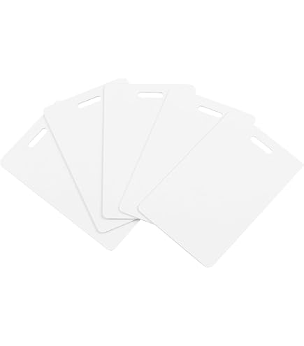 40 Cartes PVC Vierges Blanches CR80 14Mil - Pour Badges, Cartes De Membre, Impressions Personnalisées