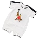 [アルマーニベビー] ARMANI BABY 半袖ショートオール PXM163UWHT 9Mサイズ