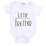 Little Brother & Big Brother & Little Sister矢印パターン印刷ロンパース& TシャツTトップス