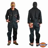 【Dickies】ディッキーズ 長袖 つなぎ ツナギ カスタム カバーオール ｢BLACK｣「和柄」