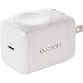 エレコム 充電器 Type-C 30W Apple Watch 対応 1ポート USB PD対応 折りたたみ式プラグ ホワイト EC-AC9830WH