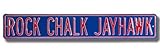 カンザスジェイホークスRockチョークJayhawk Street Sign