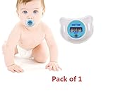 自動デジタルおしゃぶり赤ちゃん幼児子供経口温度計 1 パック