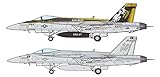 プラッツ 1/144 アメリカ海軍 F/A-18E スーパーホーネット VFA-27 ロイヤルメイセス 岩国航空基地 2機セット プラモデル AEE144-13