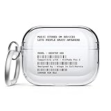 【elago】 AirPods Pro 2 対応 ケース カラビナ 付 耐衝撃 クリア カバー おしゃれ デザイン TPU クリアケース [ Apple AirPodsPro2 エアポッツプロ 第2世代 MQD83J/A MTJV3J/A 対応 ] monthly elago CLEAR CASE ハードディスク