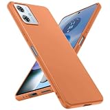 MOTO G64 5G/G64Y 5G ケース 耐衝撃 シリコン TPU モトg64/g64Y カバー 薄型 軽量 柔軟 磨り表面 衝撃吸収 指紋防止 ワイヤレス充電対応 ストラップホール付き 指紋防止 防塵 耐久 携帯便利 オレンジ 125-G64-08