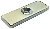 TRUSCO ネオジム角形磁石 皿ネジ穴付 10mmX10mmX3mm M3 1 T10K03-M3