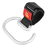 ベビーカーフック マルチフック 荷物フック 最大耐荷重30kg マジックテープ式 アルミニウム製 2枚入り