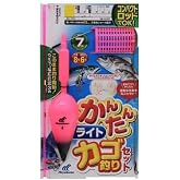 ハヤブサ(Hayabusa) コンパクトロッドかんたんライトカゴ釣りセット L HA197