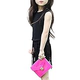 Spinas(スピナス) ガールズ キッズ ベビー セットアップ フリンジ （ノースリーブTシャツ＆ショートパンツ） 綿 全３色 ブラック レッド ホワイト (120（13）, ブラック)