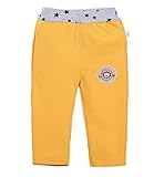 【SEBLES】 ベビー キッズ キュート 裏起毛 あったか スウェット パンツ 全21種 サイズ 80cm 90cm 100cm 110cm 120cm 130cm クロスセット (Ａ：イエロー,1