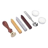 ULTNICE シールワックス セット 封蝋 手紙 文房具 結婚式 ビンテージシールワックス 収納ボックス付き（ハッピーバースデー）